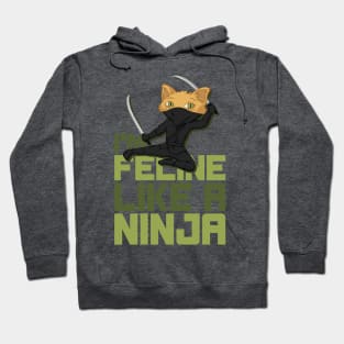 Feline like a Ninja Hoodie